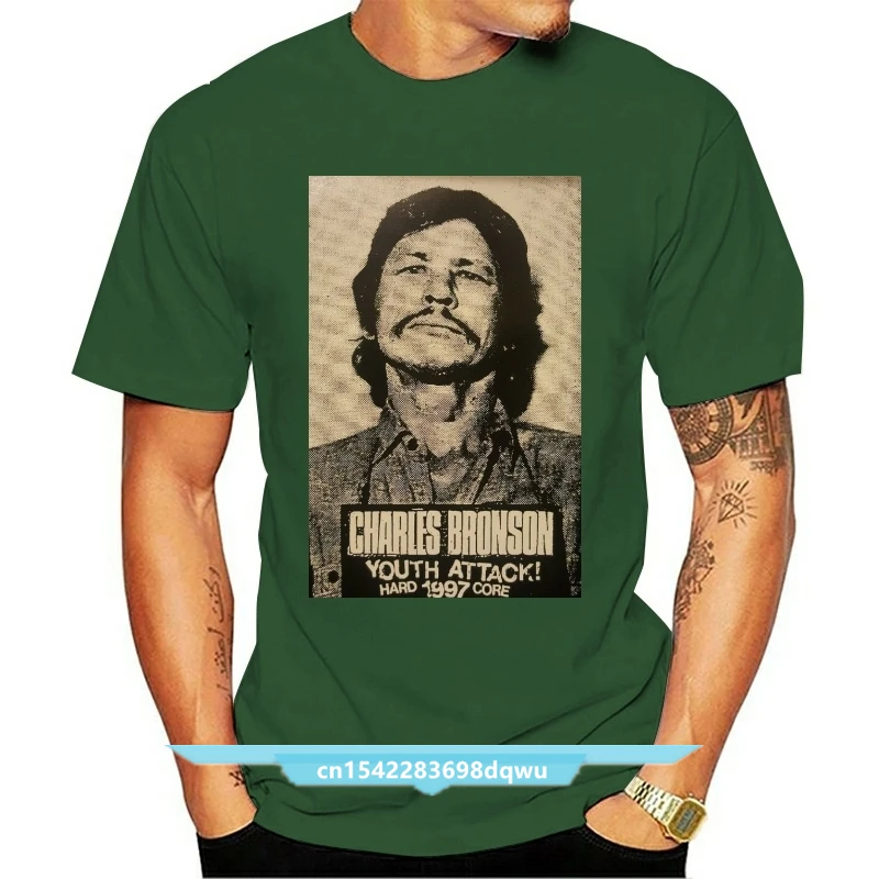 

2020 Cool Charles Bronson youth Attack T-shirt Tee