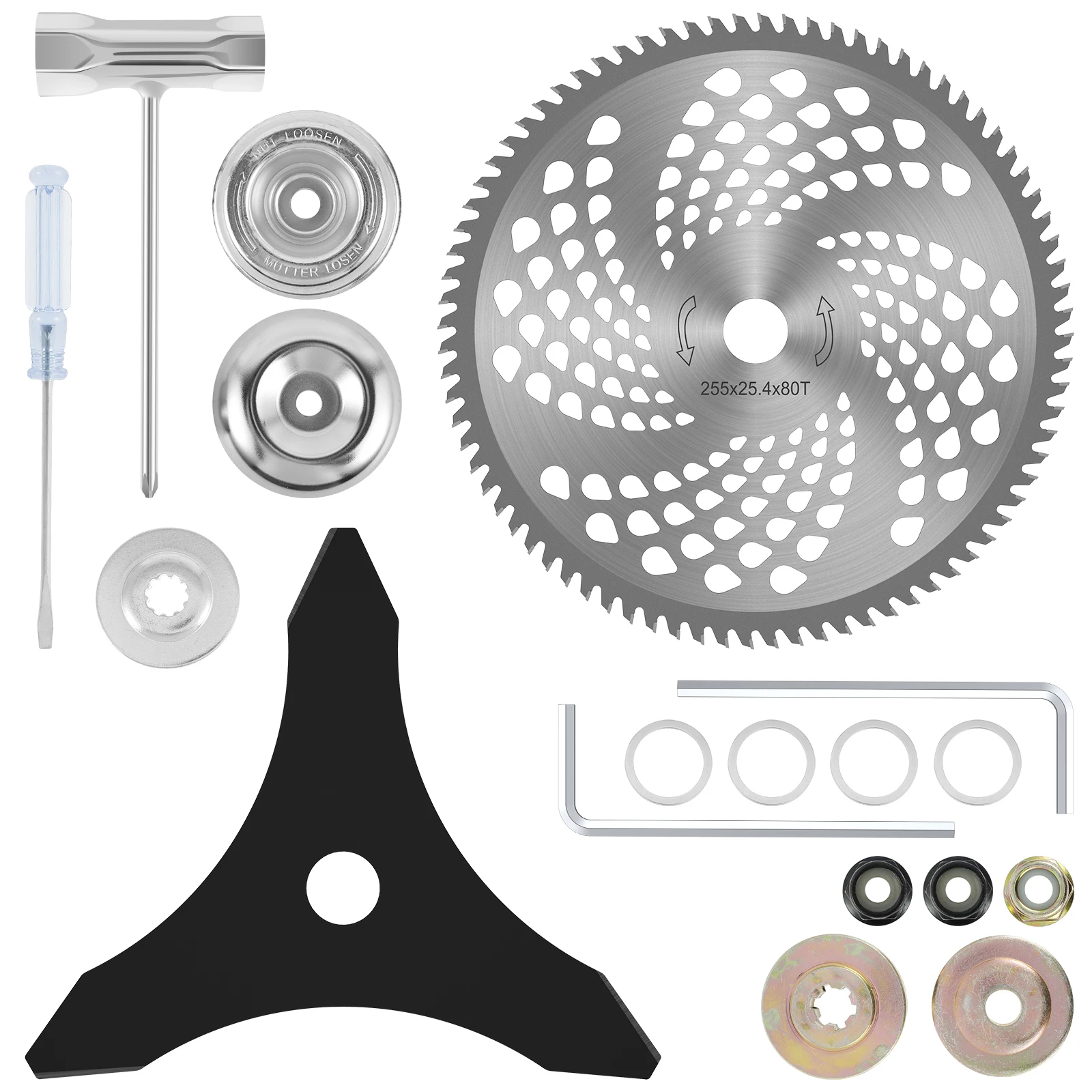 

2 шт., набор лезвий для кустореза, 10 дюймов x 80 т
