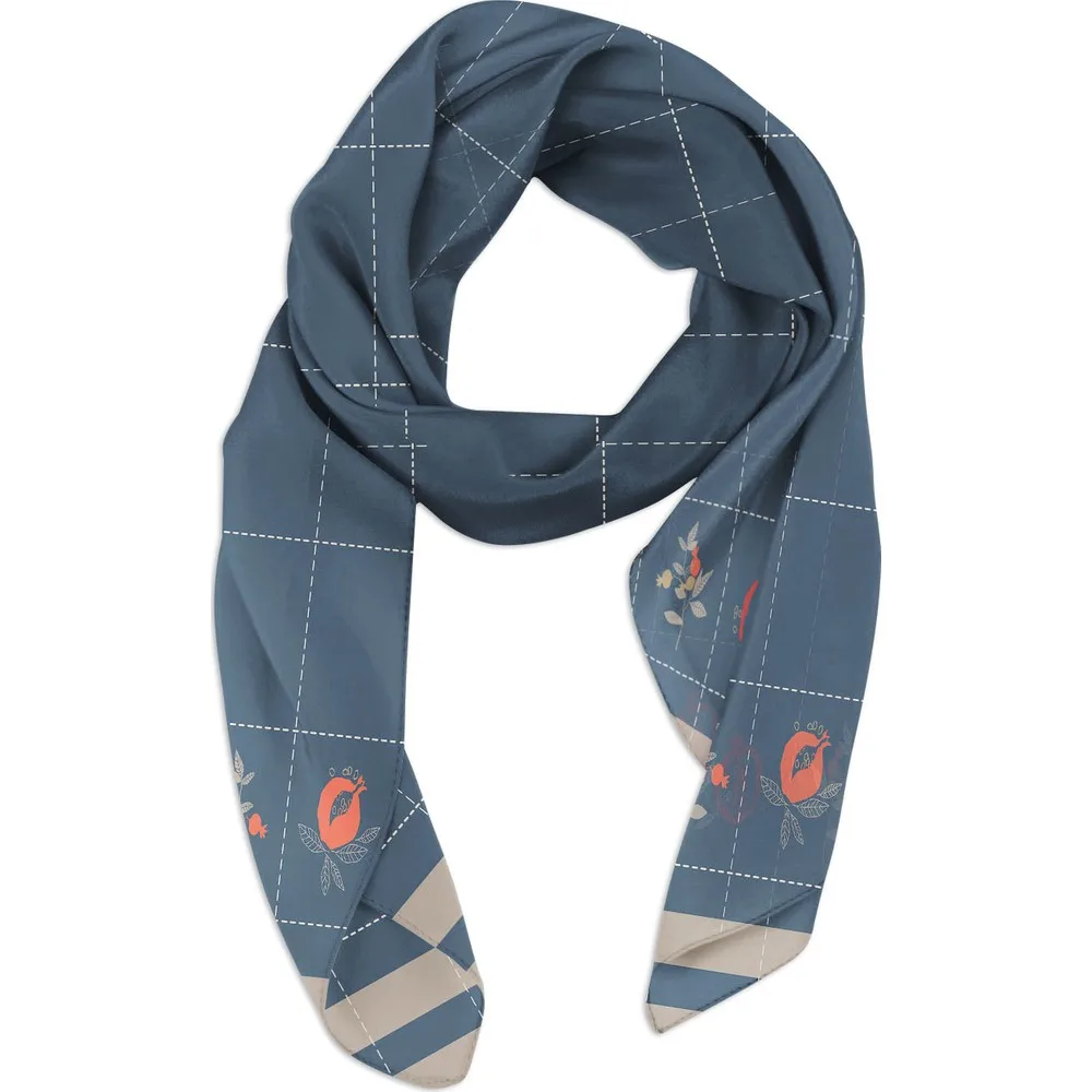 

Хлопковая шаль с гранатовым узором Dorlie 89913,9920008