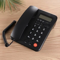 corded landline phone for home hands free caller id phone with lcd screen fixed fsk dmf desktop telephone for office business