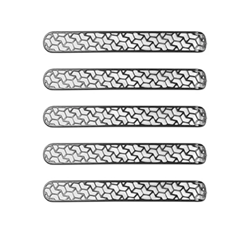 

Door Grab Handle Inserts Cover Decoration Trim Kit for Jeep Wrangler JK 2007-2017 4-Doors Car Accessories, 5Pcs