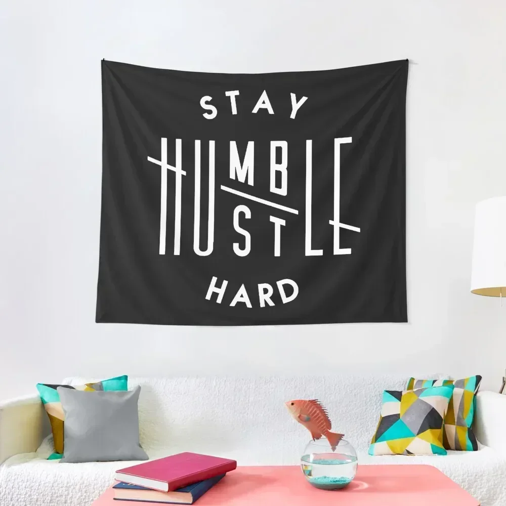 HUSTLE HARD STAY HUMBLE Гобелен для дома и комфорта украшение спальни гобелен