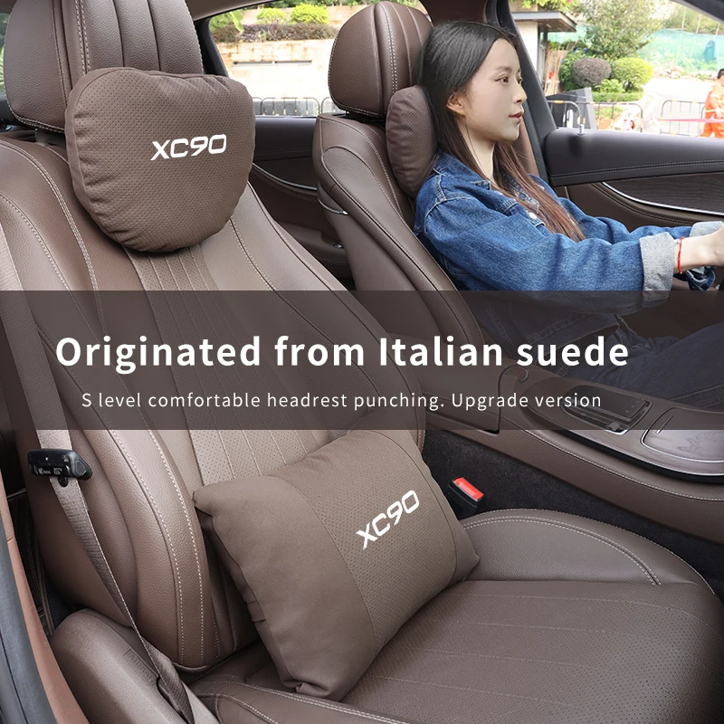 Подушка для шеи и поясничная подушка для сиденья Volvo XC40 XC60 XC90 T4 T5 T6 B3 B4 B5 B6, мягкая подушка для поддержки шеи, автозапчасти (art.: 3920db51ed668) - 3920db51ed668