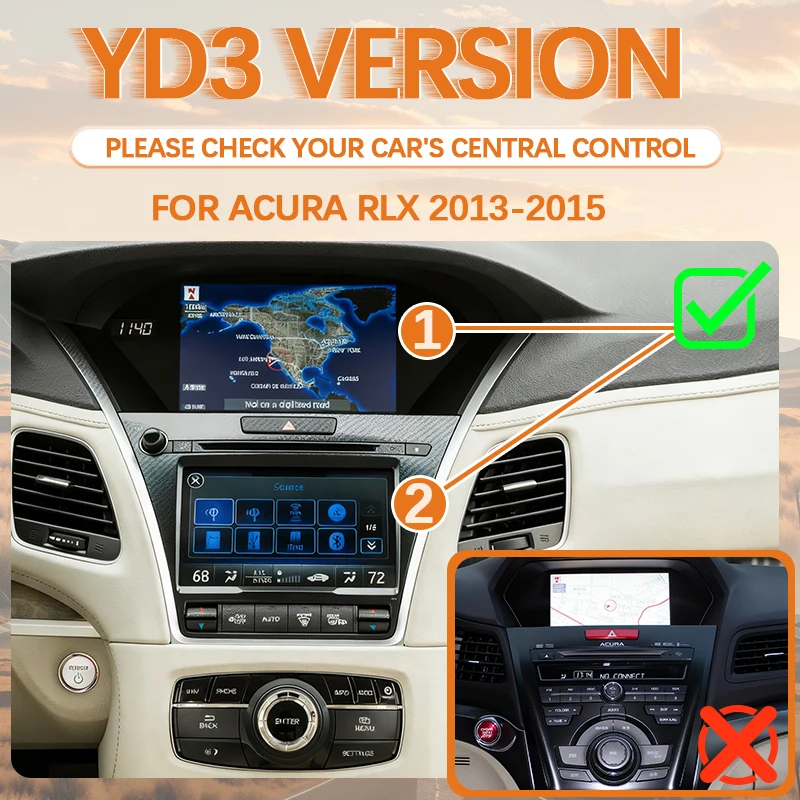 

Беспроводной автомобильный AI-бокс с Apple CarPlay и Android Auto для Acura YD3, MDX, RDX, TLX, ILX, RLX, Honda Odyssey, поддержка зеркалирования оригинального экрана