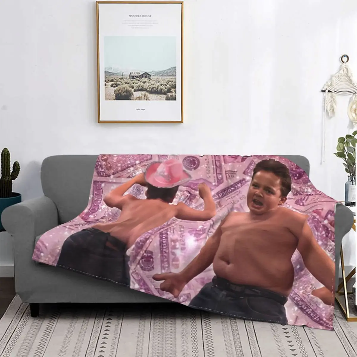 

Gibby Party Hard Blanket Flannel Spring Autumn iCarly Boho Hippie Multi-function Warm Throw Blankets for Home Bedroom Bedspreads