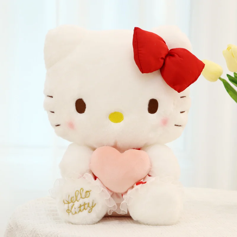 

30Cm Genuine Hello Kitty Plush Toys Lovely Cupid Doll Kawaii Cute Plush Doll Soft Pp Cotton Filling Girl's Holiday Birthday Gift