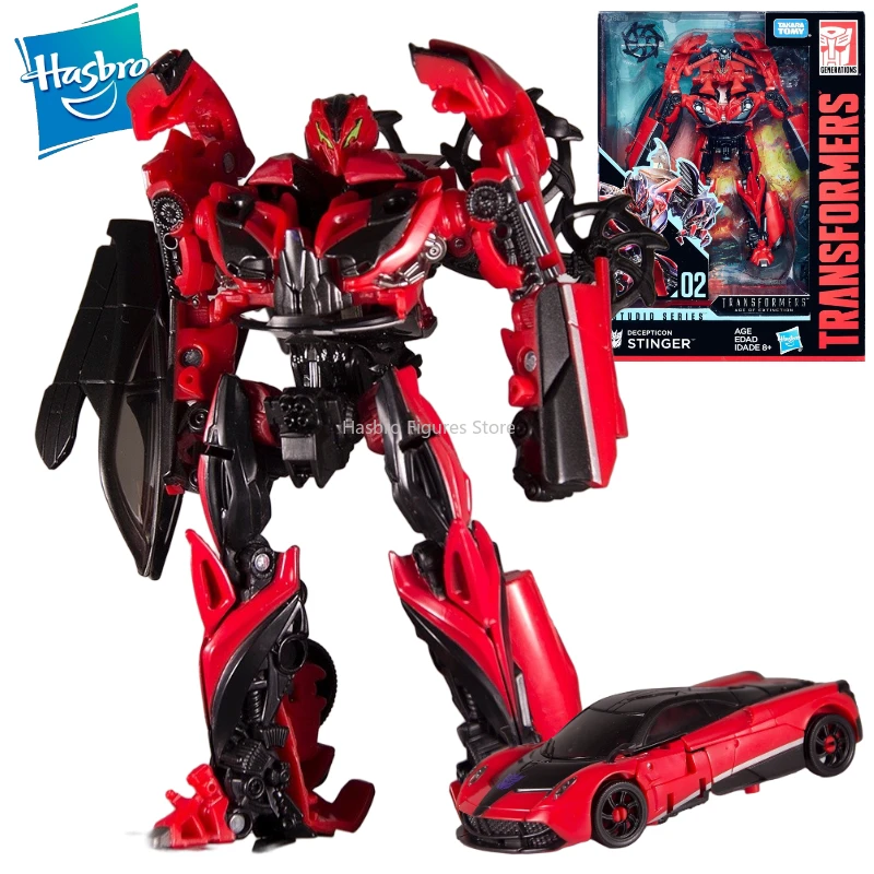 В наличии Hasbro Transformers Studio Series Age Of Extinction SS02 Decepticon Stinger Фигурка Коллекция Моделей