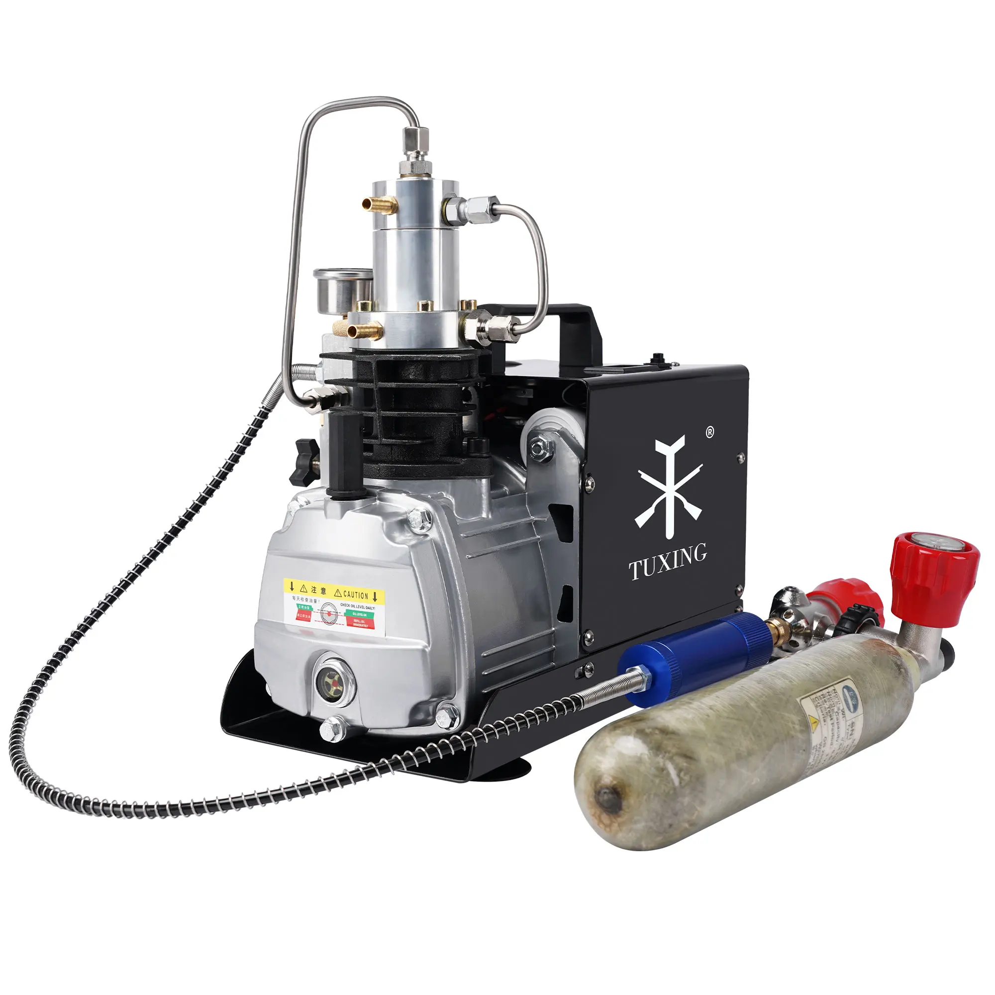 TUXING TXES021 300Bar PCP Воздушный компрессор Электрический 4500Psi высокого давления для