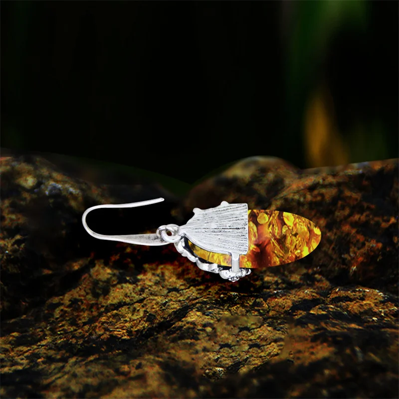 Женские винтажные серьги-подвески в форме цветка | Серьги-подвески