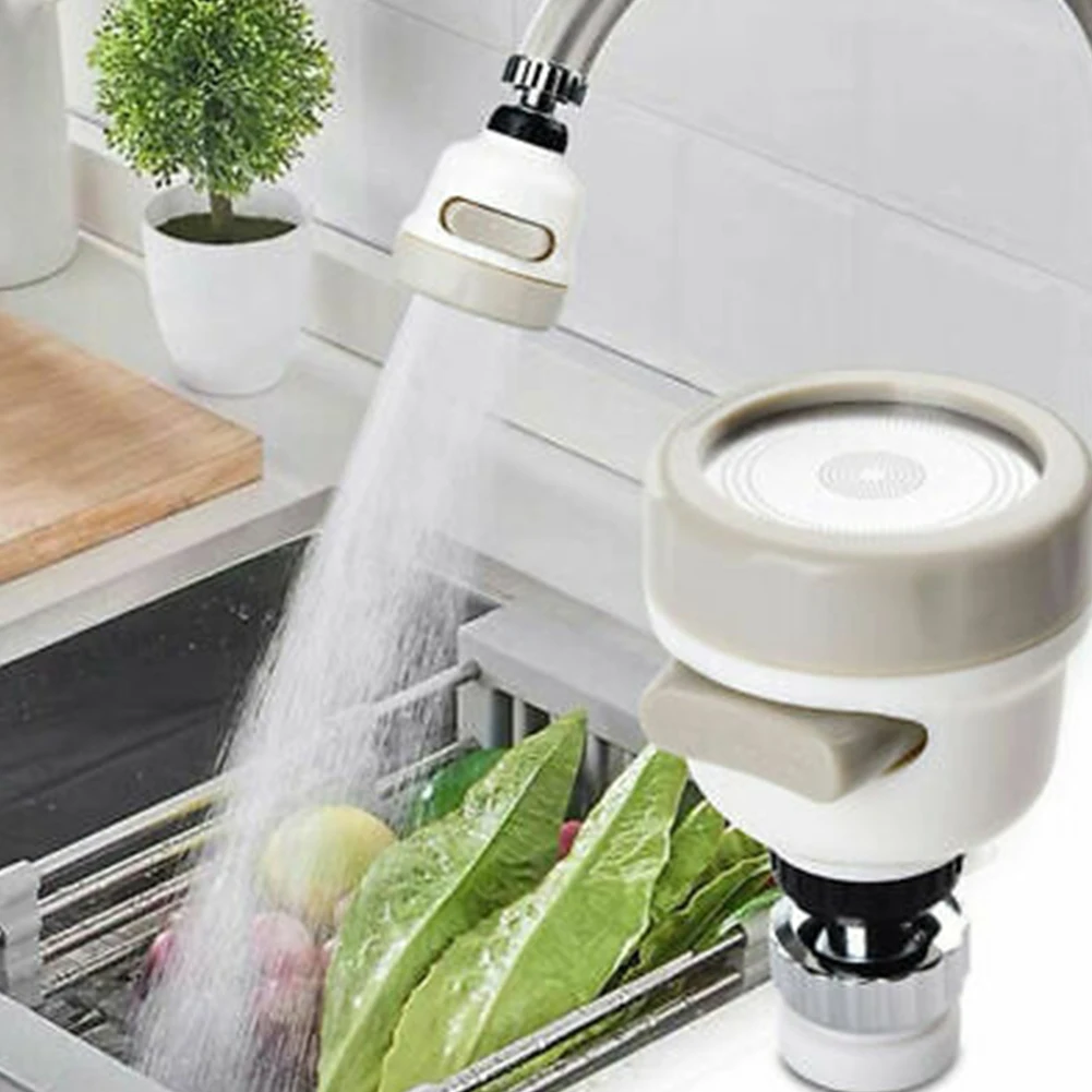 

360° Rotatable Faucet Extender Flexible Aerator Bendable Nozzle Filter Kitchen Bathroom Swivel Sink Tap Spray Head Diffuser