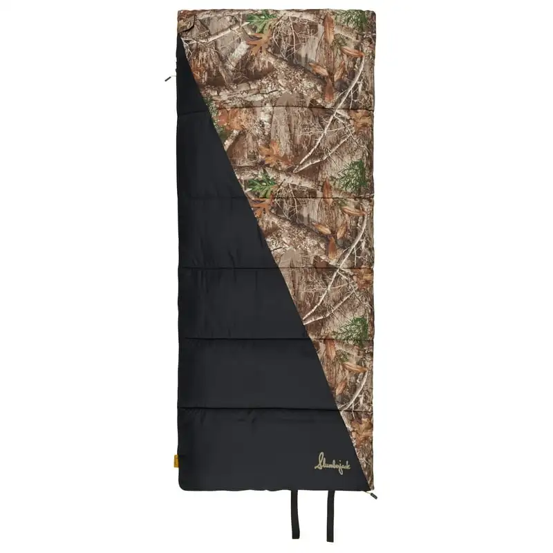 

35-Degree Rectangular Sleeping Bag, 33"x77"