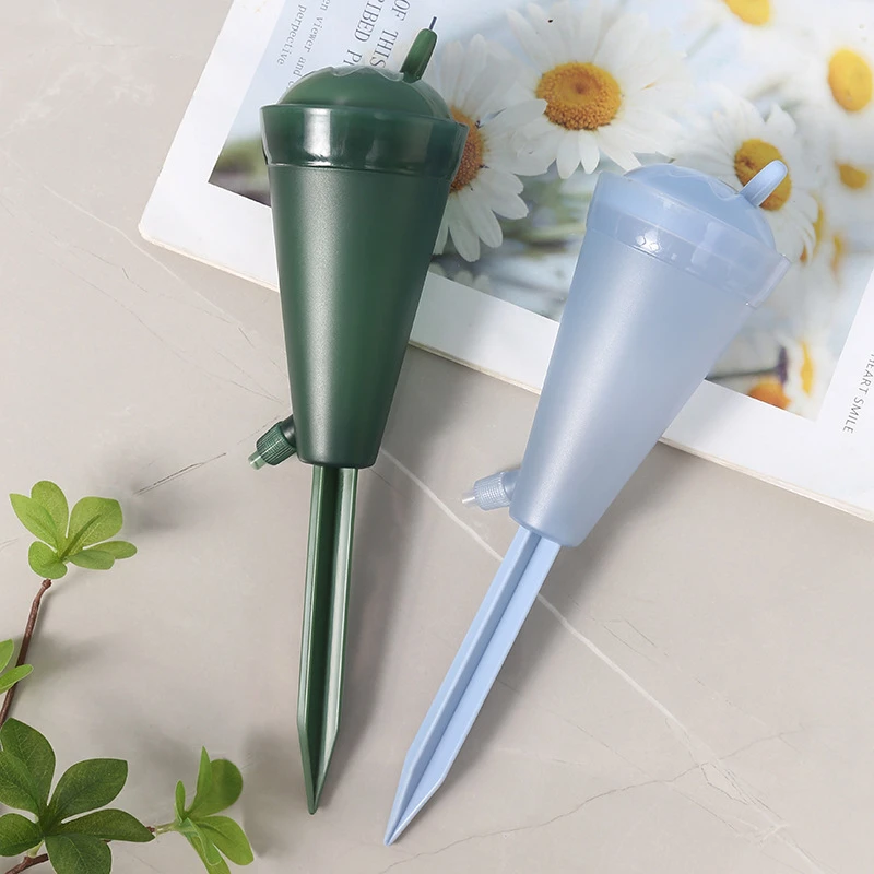 

New Auto Drip Irrigation Funnel-shaped Planter Household Flower Pot Green Plant Potted Plant Water Seepage Watering Device