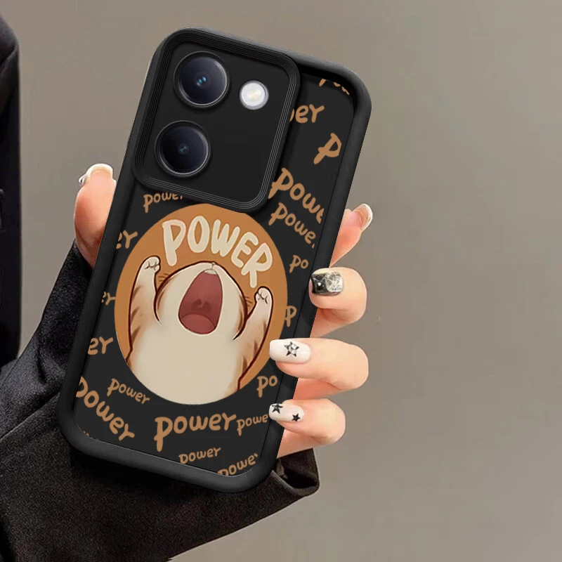 Милый чехол с английским питанием в виде кошки для VIVO Y35m Y78 Plus Y78m Y77 Y77e Y73t Y11 Y35 Y76s t1