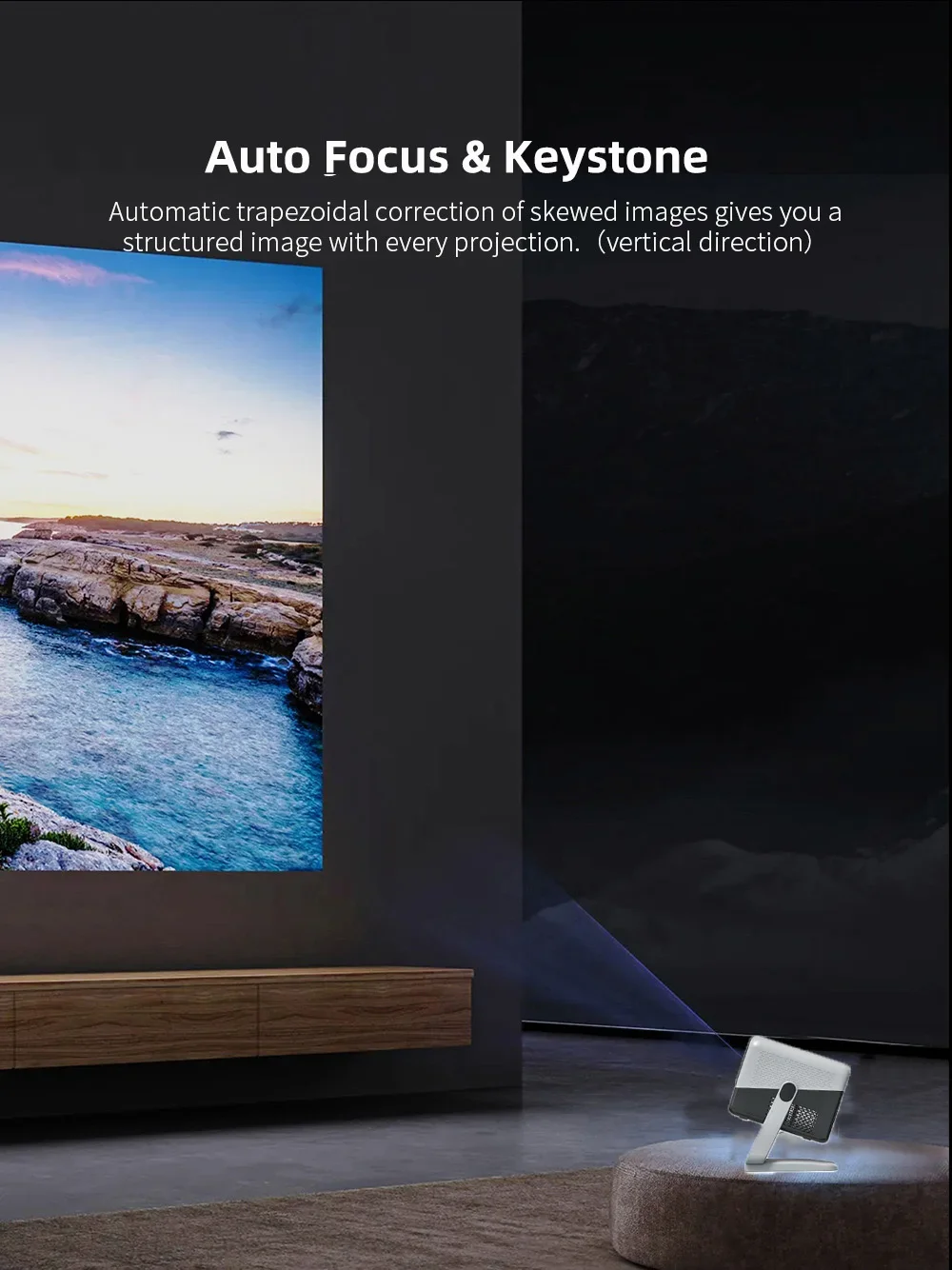 Yinзам N1 профессиональный проектор Smart Android 11 видеопроектор с автофокусом Keystone 360