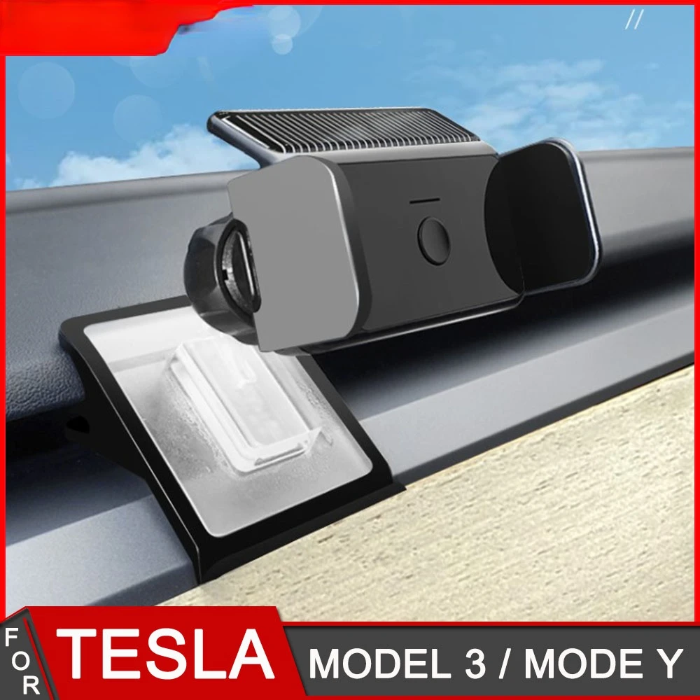 

2022 New Model3 / Y Car Cell Phone Holder For Tesla Model 3 Accessories iPhone Samsung Huawei Xiaomi Smart Car Phone Mount Stand