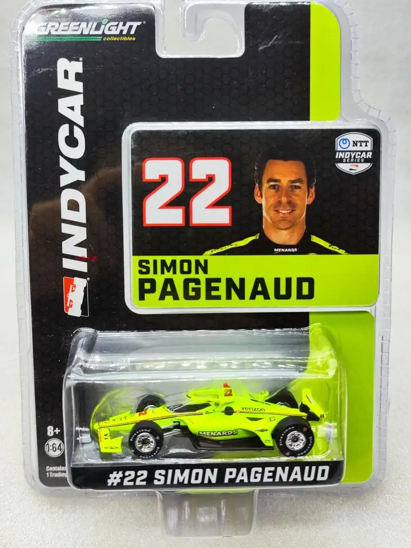 

GREENLIGHT 1:64 #22 Simon pagenaudi F1 2020 NTT коллекция литых под давлением моделей искусственных украшений подарки