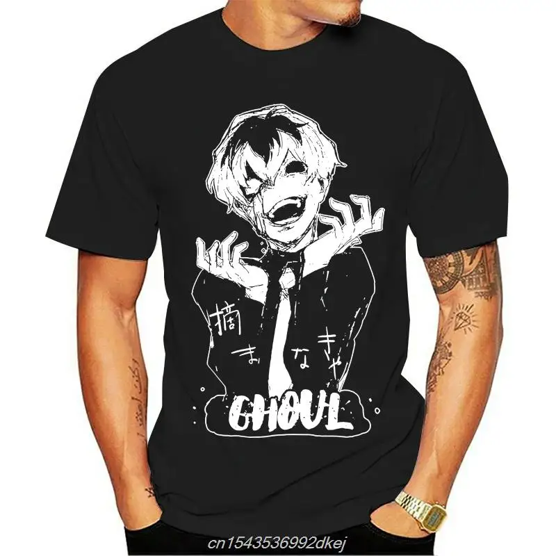 

Tokyo Ghoul Original Art T-shirt Ken Kaneki Anime Tee By Order Tshirts 700 Men T Shirt Print Men Women Cartoon Casual Short