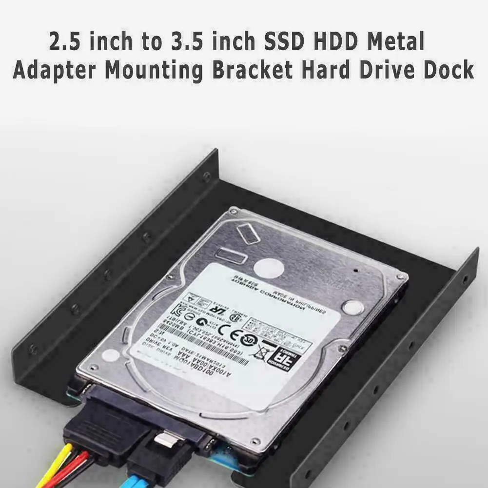 

Hard Drive Tray Metal 2.5-inch To 3.5-inch SSD Hard Drive Metal Mounting Adapter Bracket