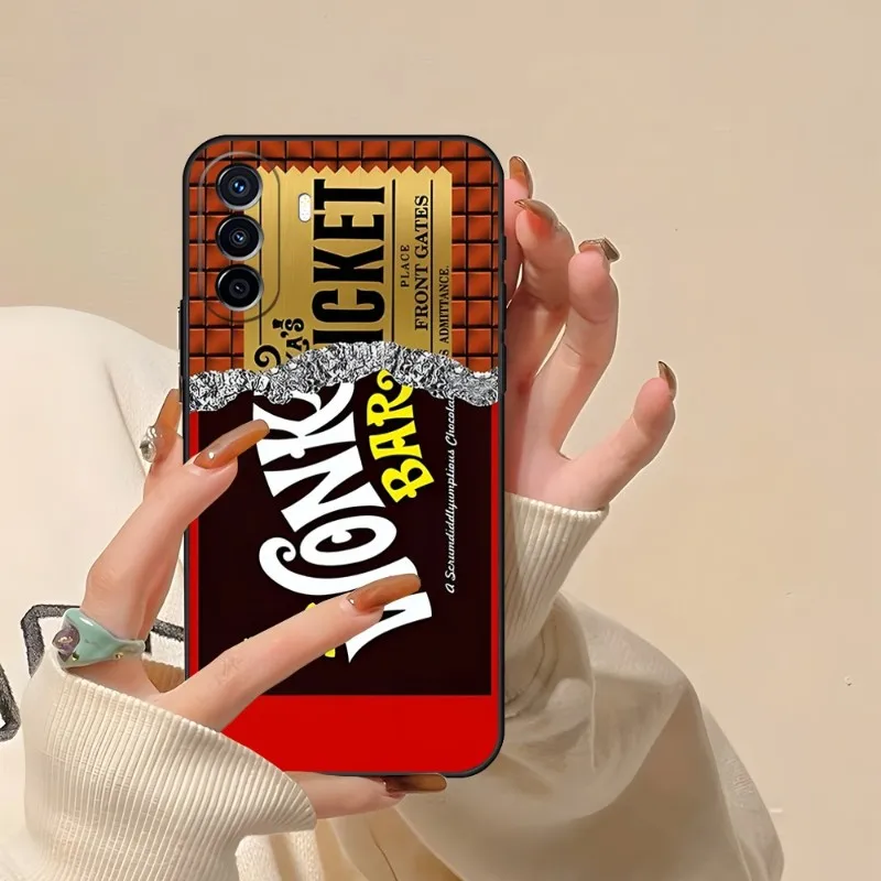Чехол WONKA BAR для телефона с золотым билетом для HUAWEI Mate 40E 30 20 10 NOVA7i PRO SE 20X 5G 9 8 40E Mate20X-5G PLUS LITE 5G Coque