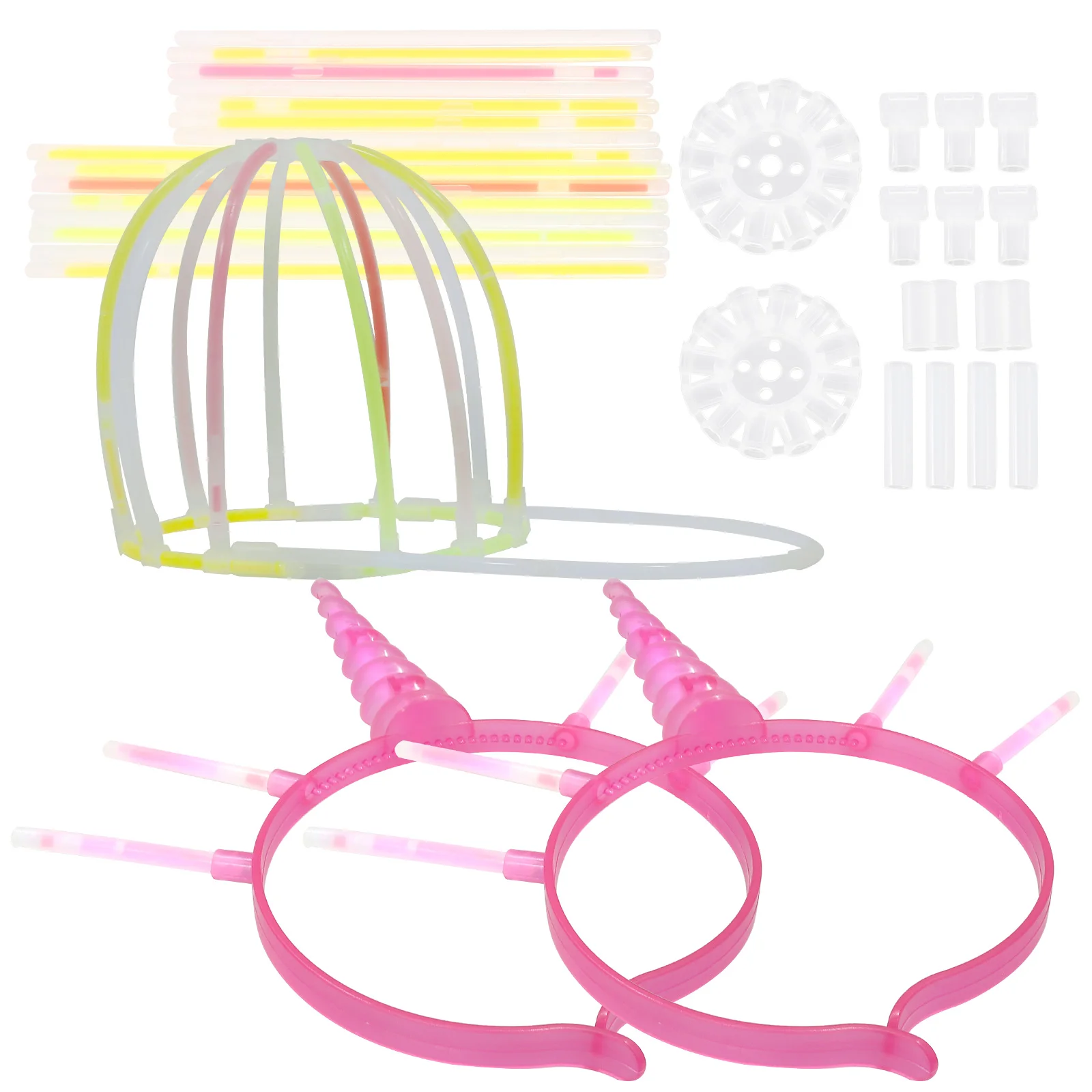 

Bracelet Glow Stick Headband Kit Connector DIY Crafts Accessory Handmade Supplies