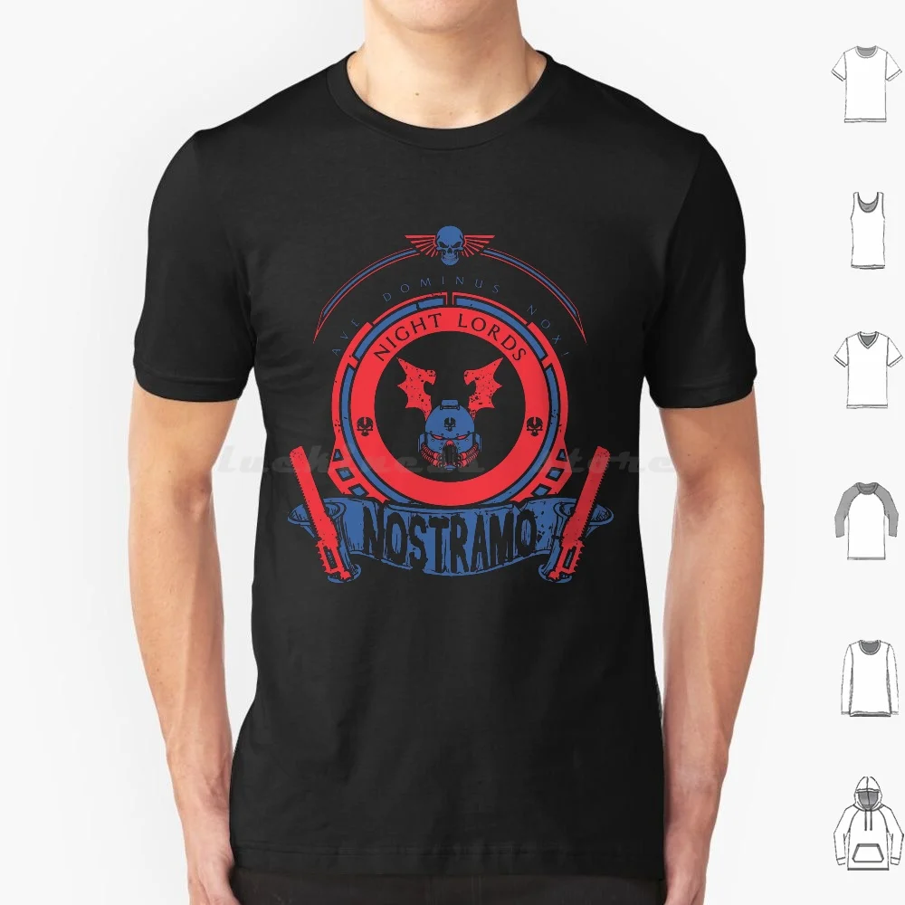 

Nostramo-Crest Edition-V4 T Shirt 6Xl Cotton Cool Tee 40000 40 000 Chaos Imperial Guard Limited Edition Nostramo Night Lords