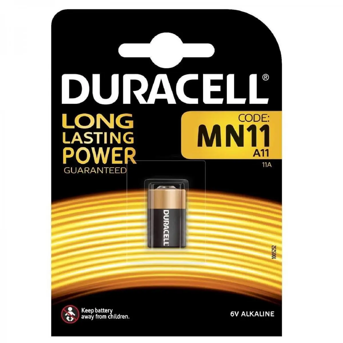 Оригинальная щелочная батарея Pila Duracell MN11 в блистере 1X блок|Батарейки| |
