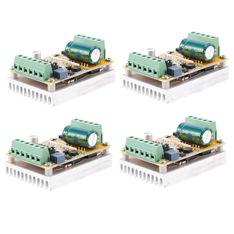 

JFBL Hot 4X 380W 3 Phases Brushless Motor Controller Board(No/Without Hall Sensor) BLDC PWM PLC Driver Board DC 6.5-50V