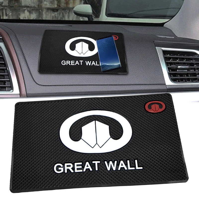 

1pcs Car Dashboard Non Slip Grip Pad Phone Holder Silicone Mat For Great Wall Hover H3 H5 M4 Poer Pao Voleex C30 Wingle 5 Florid