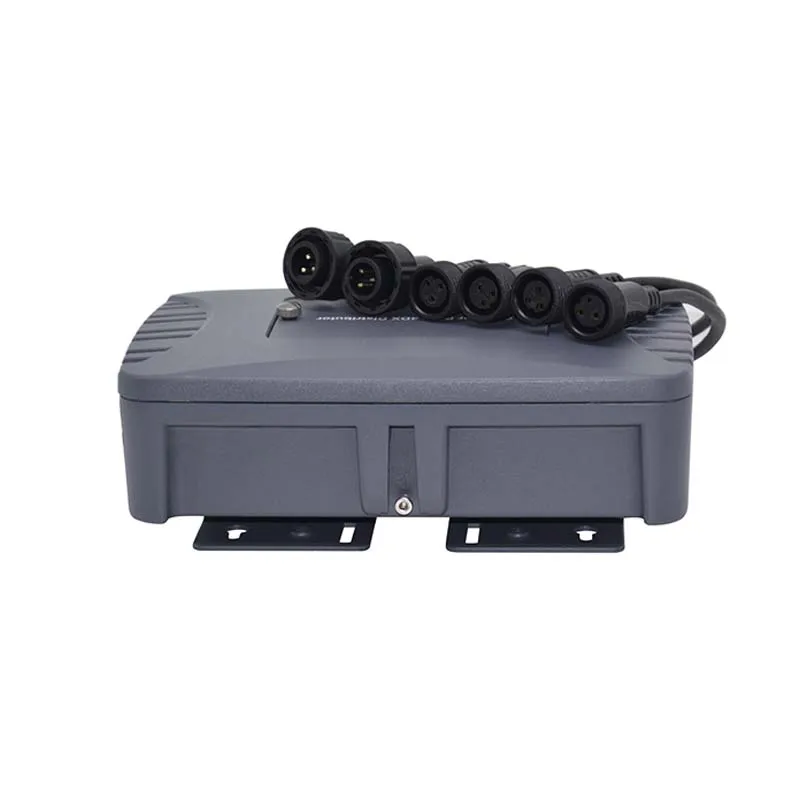 Фото 4-канальный водонепроницаемый сплиттер DMX512 для уличного сценического освещения, усилитель сигнала, 4-канальный распределитель сигнала DMX для светодиодных сценических светильников №3