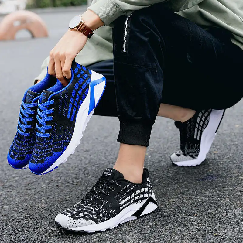 

Детские кроссовки размер 35 Мужская Спортивная обувь для бега с воздушной подушкой дешевые спортивные теннисы для мужчин большой размер s те...