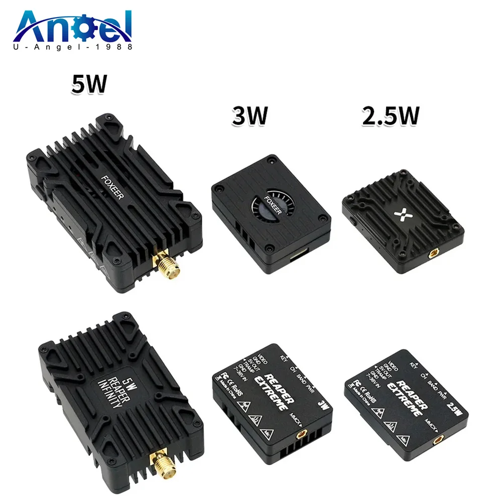 New Foxeer Reaper Extreme V2 5 8G 2 W / 3W 72CH питьевой FPV VTX/4 9G-6G Infinity 5W 10W 80CH VTX для дрона дальнего