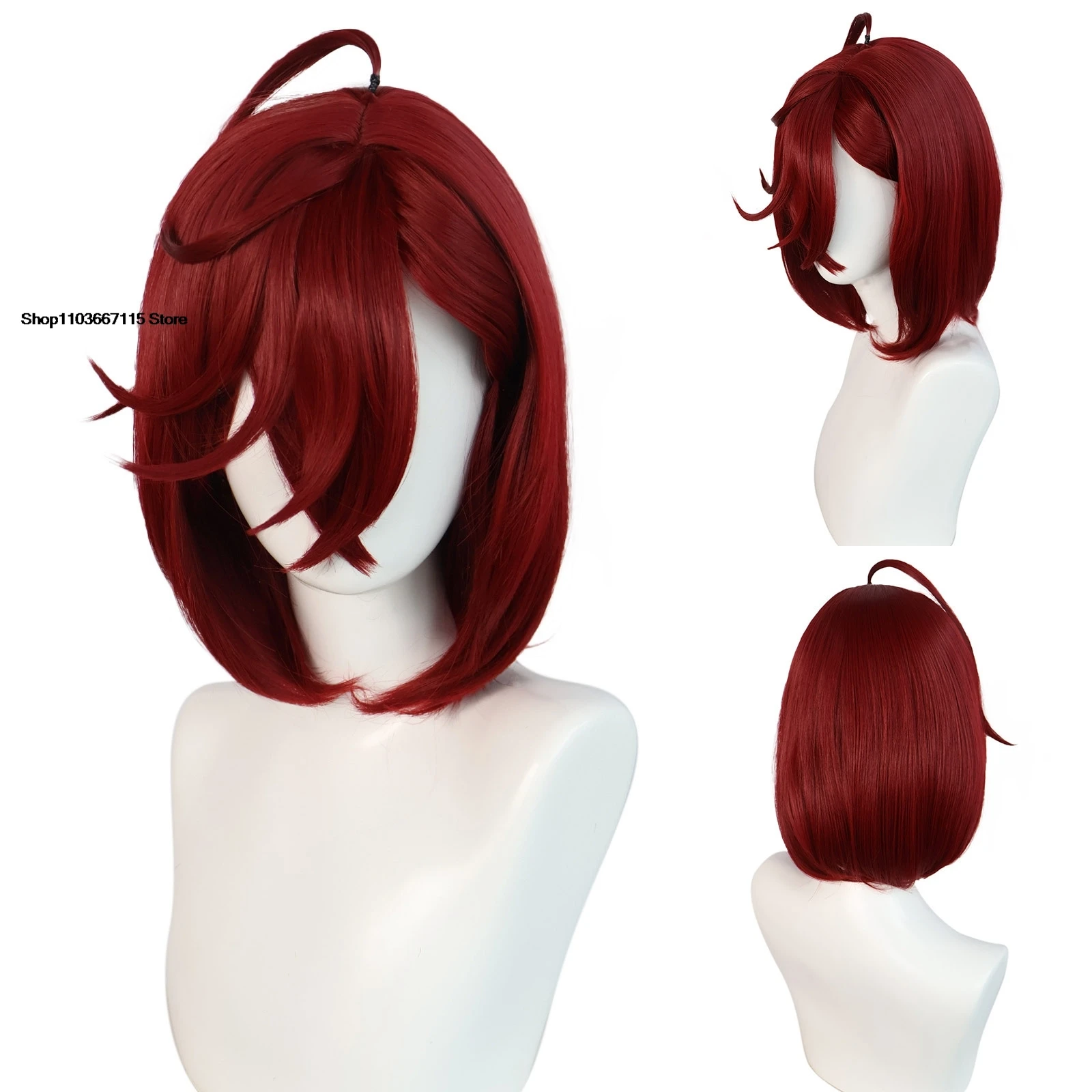 Momo Ayase Cosplay Wig Anime Dandadan Brown Short Hair Heat-resistant Fiber Hair+Wig Cap Halloween Party Girls Women