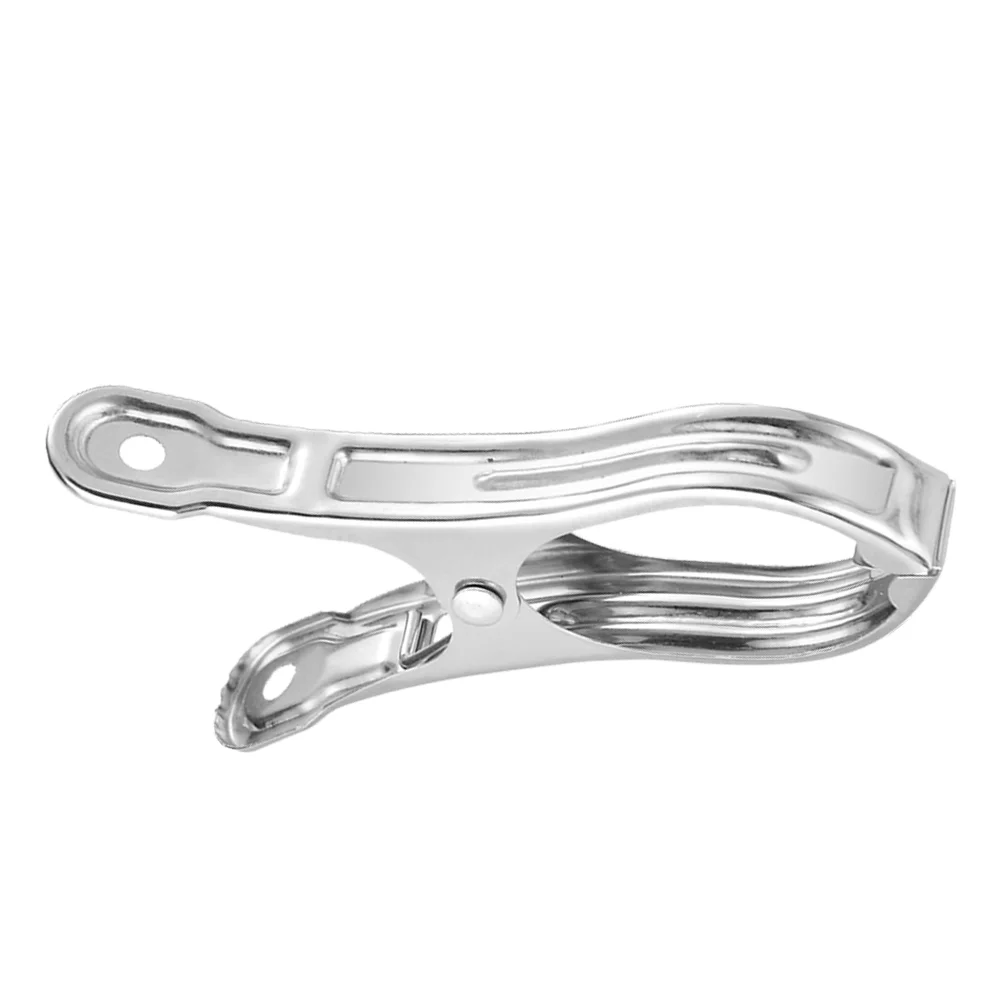 

18-Piece Practical Stainless Steel Hanging Clothes Clips Windproof Clip Towel Clip