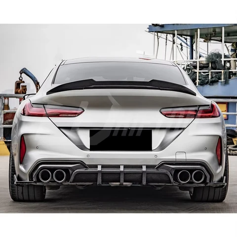 BMW M8 F91 F92 F93 Задний диффузор из сухого углеродного волокна Радикальный новый Стайлинг