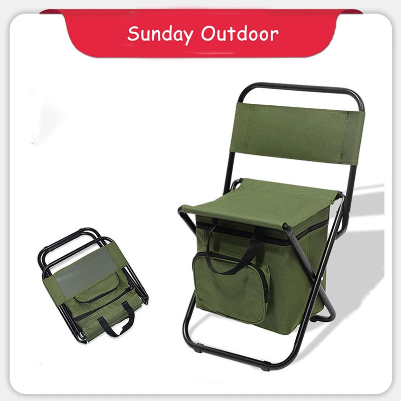 

Рыболовное кресло с сумкой-холодильник, компактный складной стул для рыбалки и кемпинга