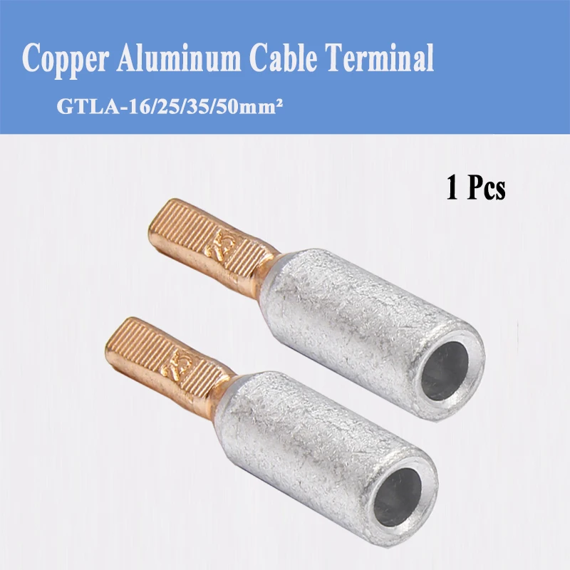 

1Pcs Gtla-16mm² Copper Aluminum Cable Terminal Electricity Meter Box Gtla-25/35/50mm² Wire Connector Air Switches Bare Terminals