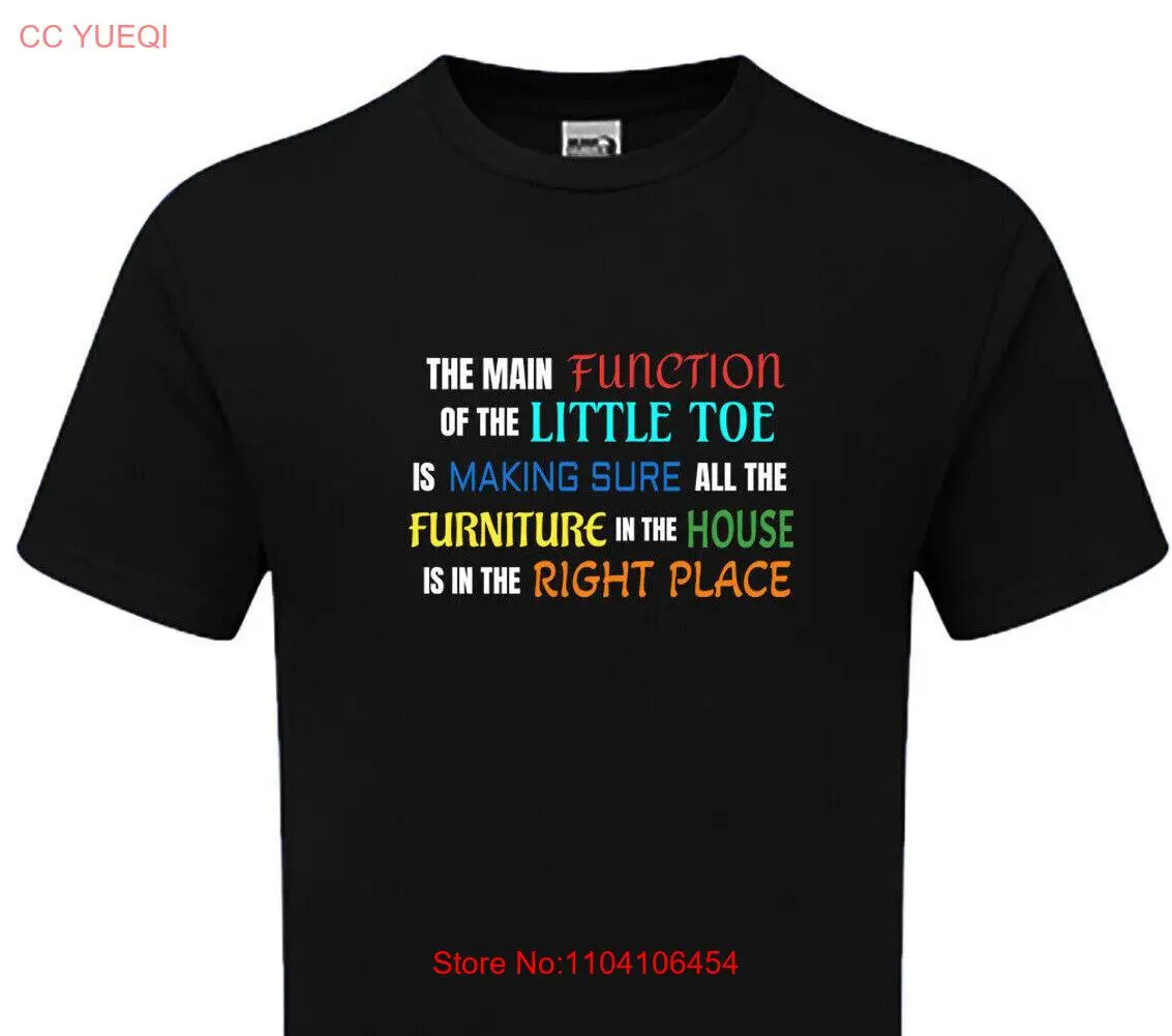 Футболка The Main Function of Little Toe мужская и женская наступательная комедия забавный Джо