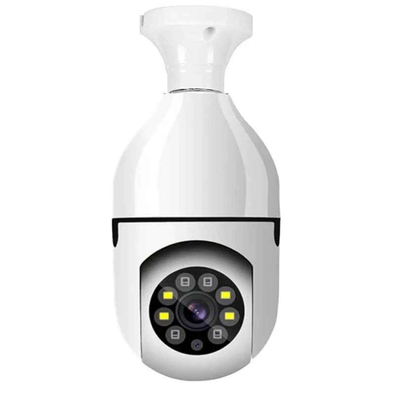 Light Bulb Security Camera WiFi 1080P 360 Degree Panoramic Light Bulb Camera for Home Outdoor Indoor Security Protection Motion