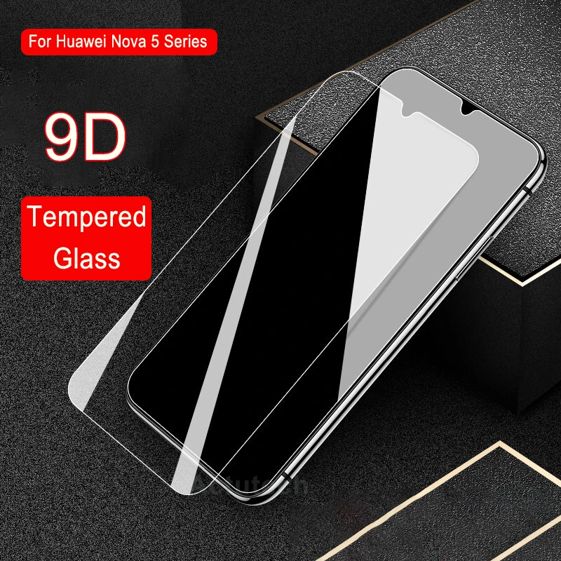 

Protective Glass For Huawei Nova 5 5i pro 5Z 5T HD Film Clear Anti-Fingerprint Anti-Scratch Tempered Glass Screen Protector