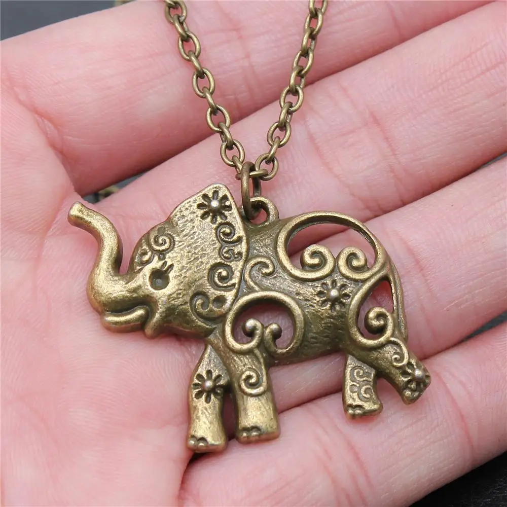 1 шт. шармы в виде слона модное ожерелье длинное подарок | Украшения и аксессуары