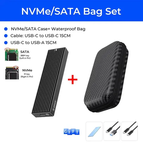 ORICO M.2 NVMe SATA USB3.2 SSD корпус