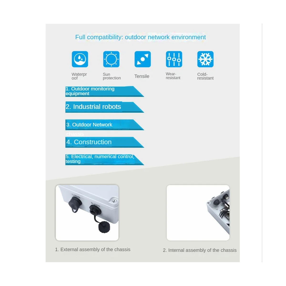 

1 шт., водонепроницаемый Удлинительный кабель со штекером RJ45 на одном конце, коннектор 8P8C, Удлинительный кабель Ethernet LAN, крепление на панели, резьба