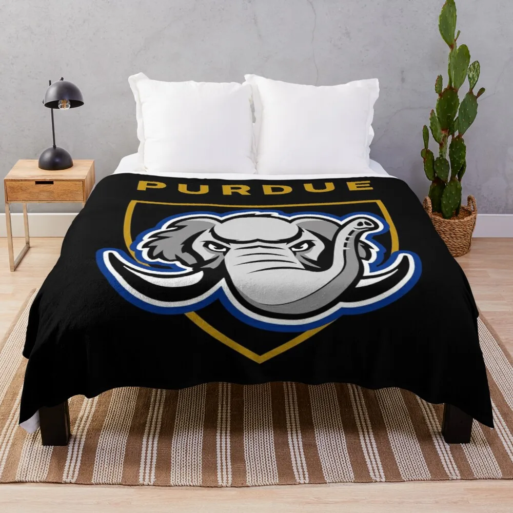 

Purdue Форт Уэйн Мастодон плед одеяло диван одеяло