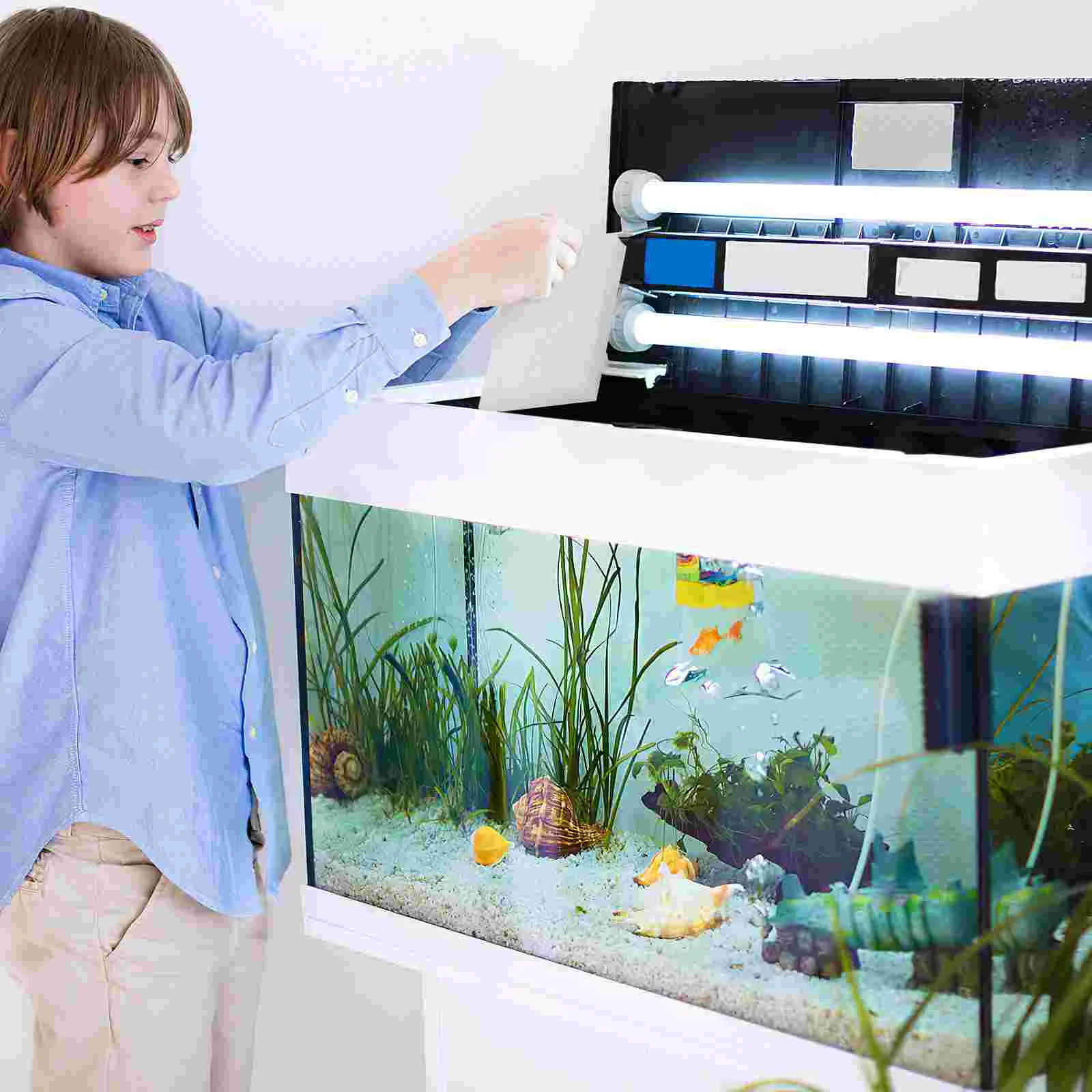 1-рулонная губка для аквариума фильтрующая накладка пруда медиа-подушка