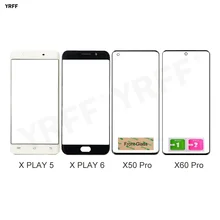 For Vivo X PLAY 5/6 Front Glass Touch Panel For Vivo X60 Pro/ X50 Pro (No Touch Screen) Mobile Phone Repair Assembly Parts
