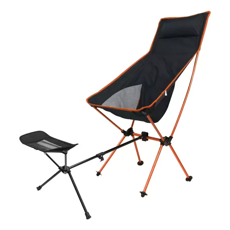 

Portable Stool Outdoor Camping Chair Oxford Cloth Fishing BBQ Beach Travel Hiking Picnic Chair Folding Foot Recliner Foot Rest