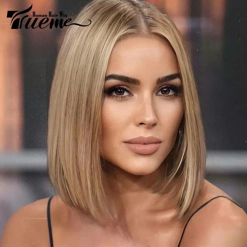Ed Brazilian Straight Bob Transparent Lace Wigs