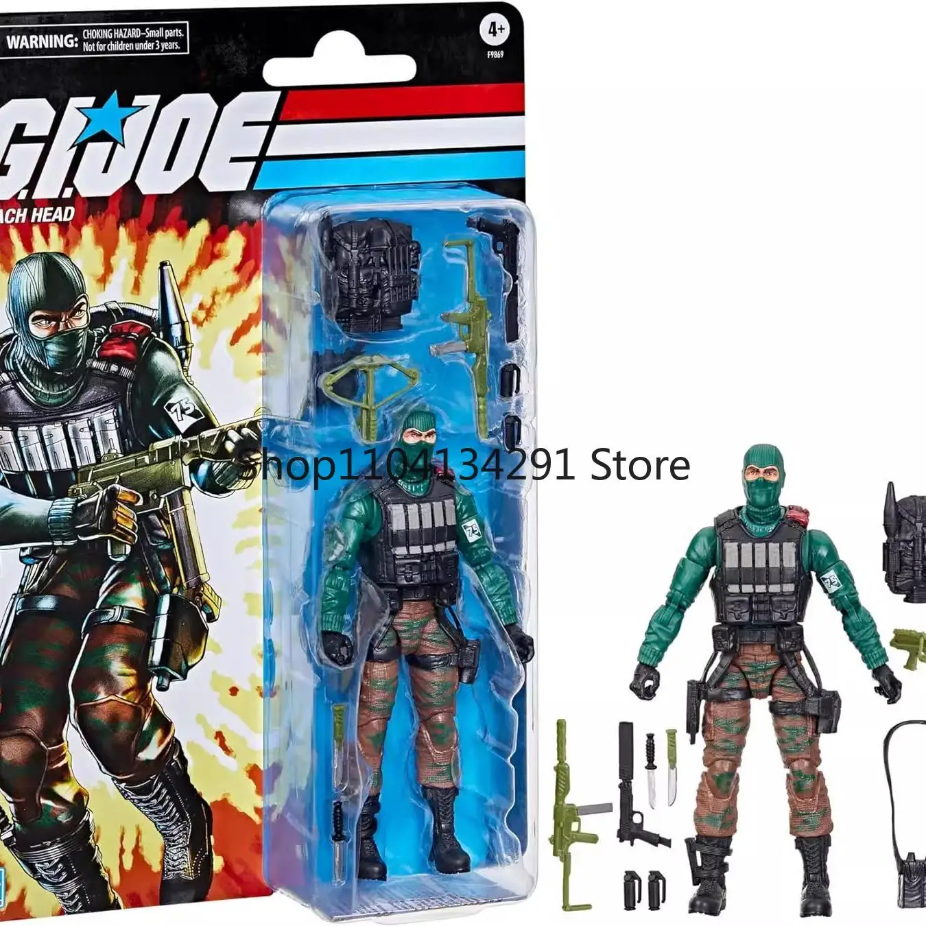 Фото Оригинальный G.I. Joe Special Forces: Веноморский угорь, бриджхед, снежная змея, 6-дюймовая подвесная открытка, Коллекционная фигурка в подарок №4