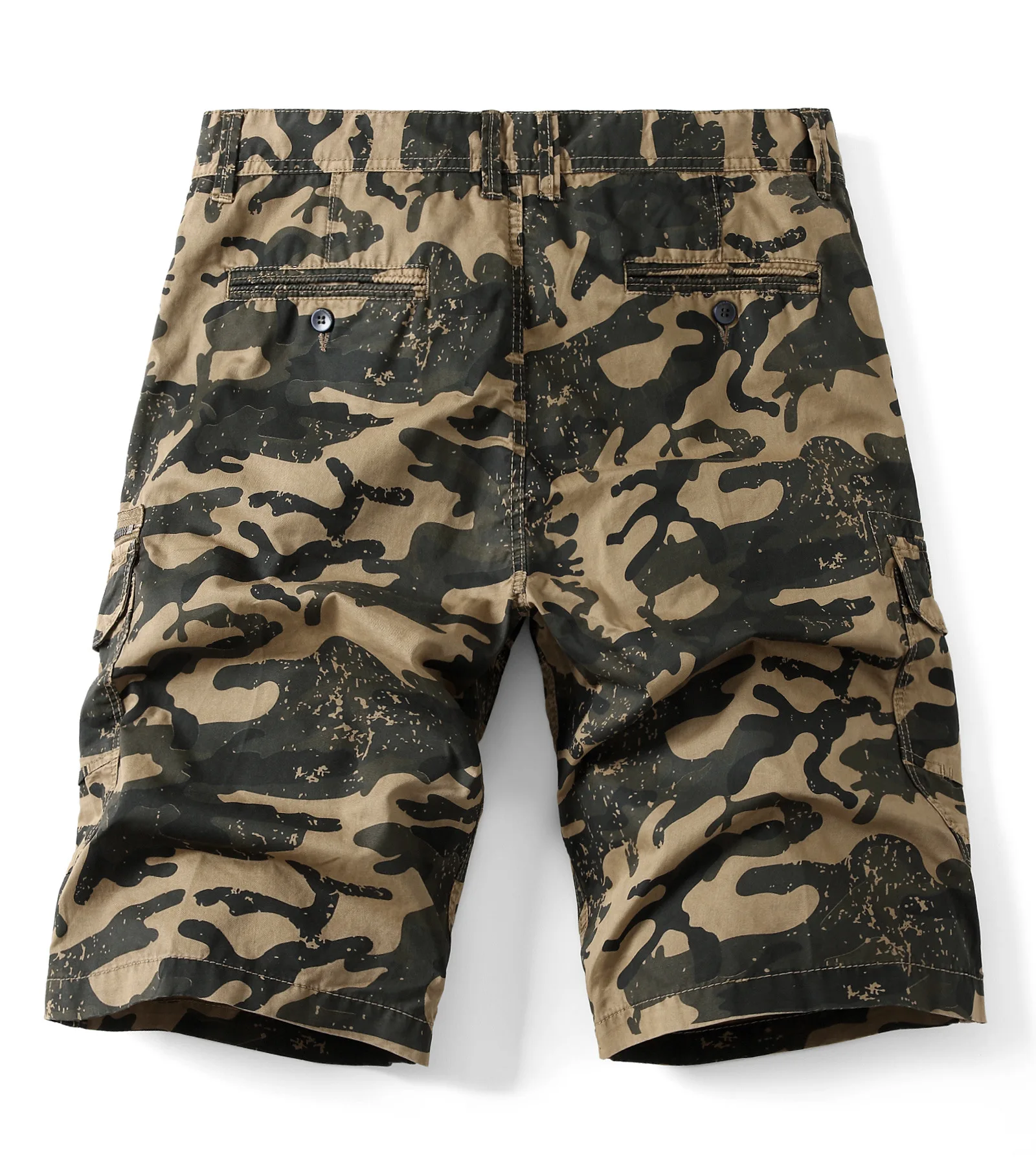 

2022 summer new men's camouflage shorts large size loose multi-pocket 5 points trousers outdoor casual sports pants