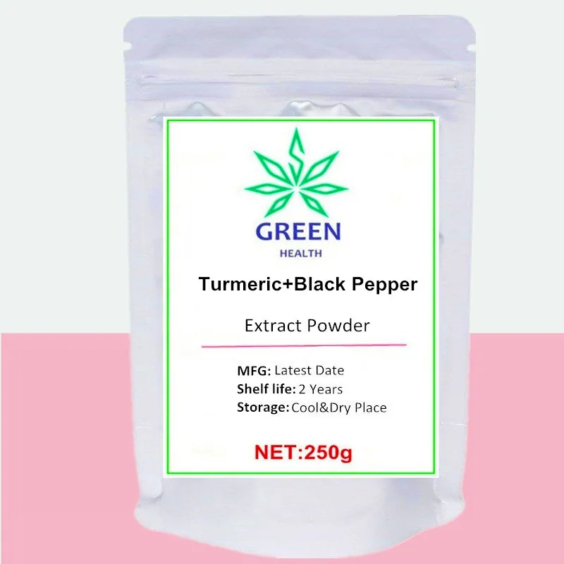 

Organic Turmeric + Black Pepper Extract Powder: Piperine and Curcumin